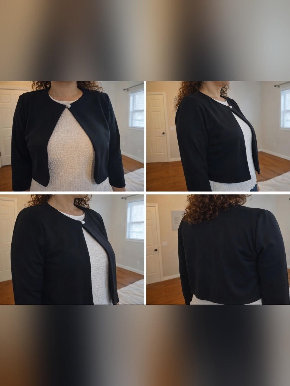 Black Cropped Jacket